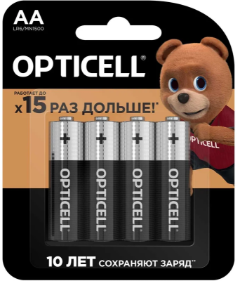 Батарейки Opticell Basic AA 1,5 В (4 шт.)