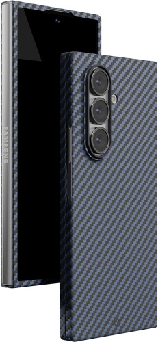 Клип-кейс VLP Kevlar Case с MagSafe для Samsung Galaxy Z Fold7 Тёмно-синий