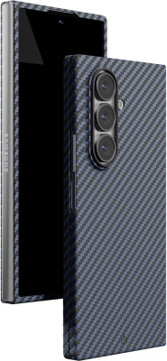 Клип-кейс VLP Kevlar Case с MagSafe для Samsung Galaxy Z Fold7 Тёмно-синий
