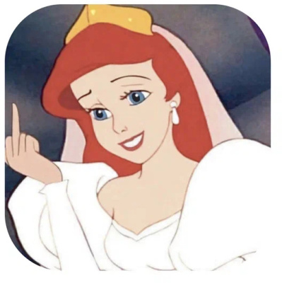 Наклейка VLP 3D Русалочка