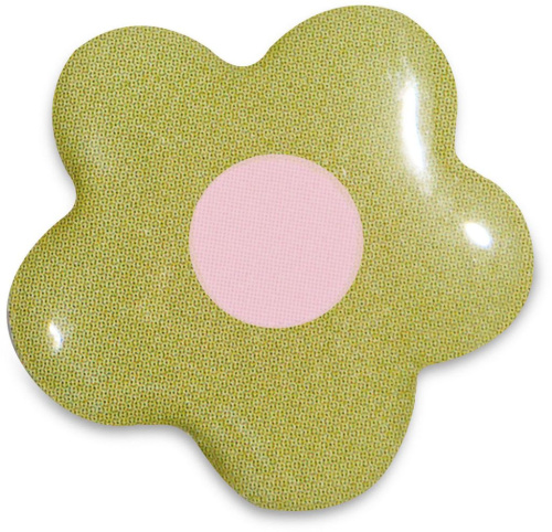 Наклейка VLP 3D зелёный цветок