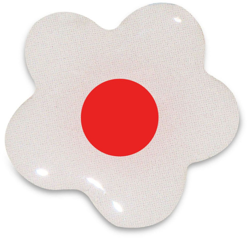 Наклейка VLP 3D белый цветок