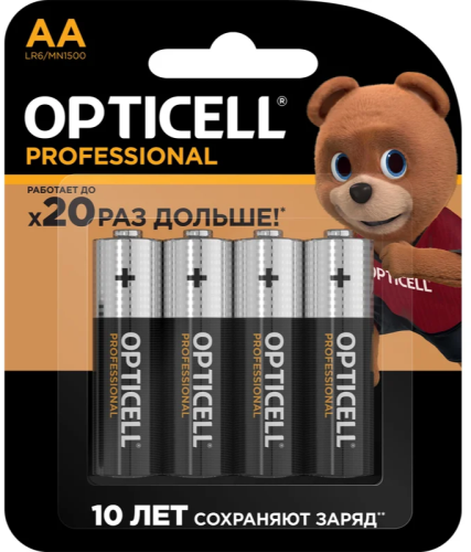 Батарейки Opticell Professional AA 1,5 В (4 шт.)
