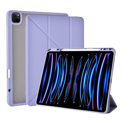 Чехол-книжка WIWU Defender Protective Case для Apple iPad Pro 11 (2024/2025) (полиуретан с подставкой) (фиолетовый)