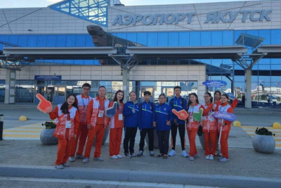 Сборная Лаоса прибыла в Якутию для участия в VIII международных играх «Дети Азии» / ЯСИА Якутск Якутск Республика Саха (Якутия)