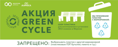 Продолжается акция по сбору пластика «Зеленый круговорот» /    
