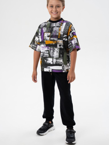 Комплект трикотажный для мальчиков: фуфайка (футболка), брюки