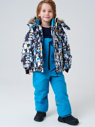 Комплект текстильный с полиуретановым покрытием для мальчиков: куртка, полукомбинезон