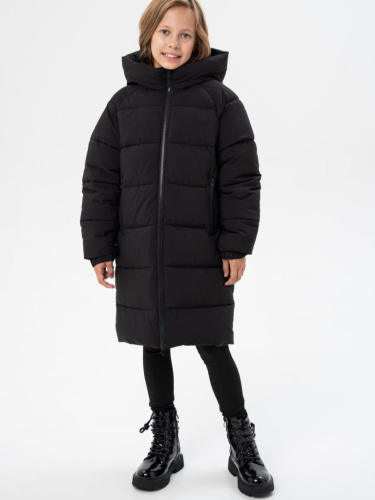 Пальто текстильное с полиуретановым покрытием для девочек