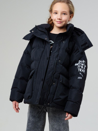 Куртка текстильная с полиуретановым покрытием для девочек