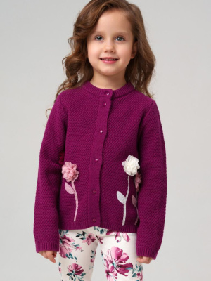 Кардиган трикотажный для девочек