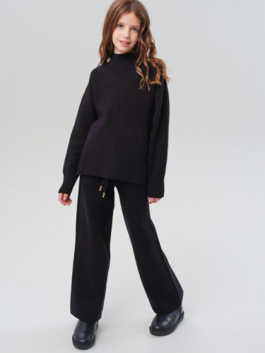 Комплект трикотажный для девочек: джемпер, брюки