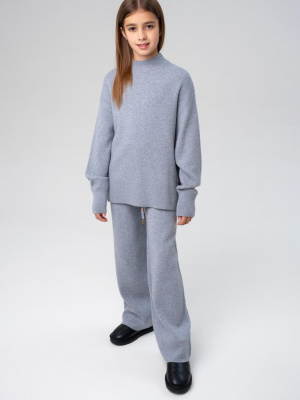 Комплект трикотажный для девочек: джемпер, брюки