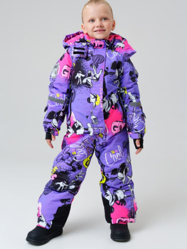 Комбинезон текстильный с полиуретановым покрытием для девочек