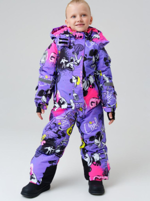 Комбинезон текстильный с полиуретановым покрытием для девочек