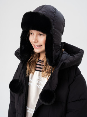 Шапка текстильная для девочек