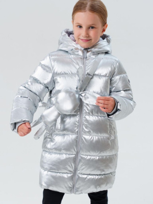 Пальто текстильное с полиуретановым покрытием для девочек