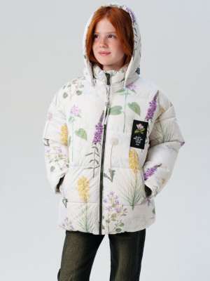 Куртка текстильная с полиуретановым покрытием для девочек