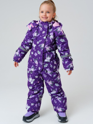 Комбинезон текстильный с полиуретановым покрытием для девочек