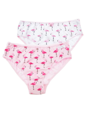 Трусы трикотажные для девочек, 2 шт в комплекте