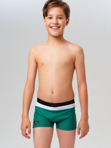 Плавки-шорты трикотажные для мальчиков, средней длины