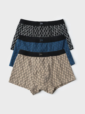 Трусы трикотажные для мальчиков - боксеры, 3 шт в комплекте
