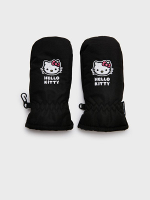 Варежки текстильные для девочек