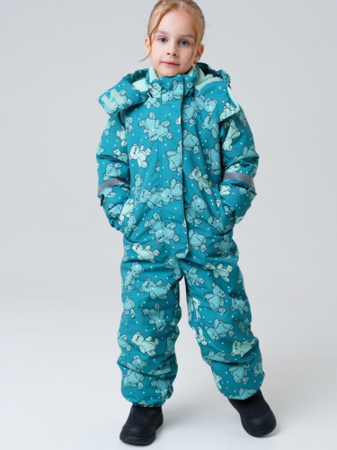 Комбинезон текстильный с полиуретановым покрытием для девочек