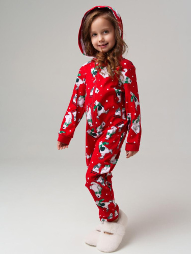 Пижама-комбинезон трикотажная унисекс для детей