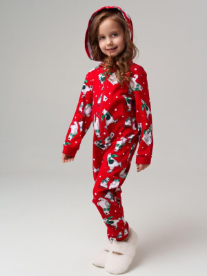 Пижама-комбинезон трикотажная унисекс для детей