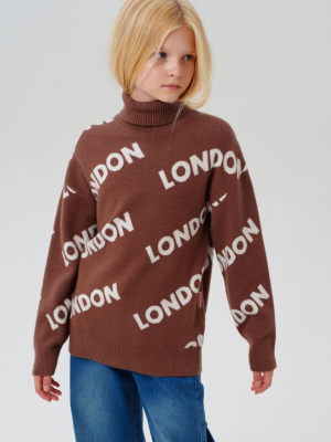 Свитер трикотажный для девочек