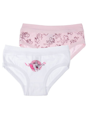 Трусы трикотажные для девочек, 2 шт в комплекте