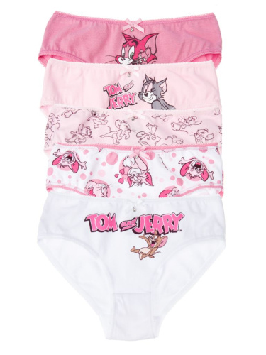 Трусы трикотажные для девочек, 5 шт в комплекте