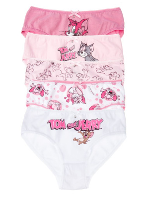 Трусы трикотажные для девочек, 5 шт в комплекте