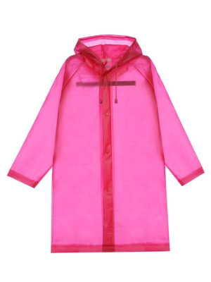 Плащ из полимерного материала для девочек (дождевик)