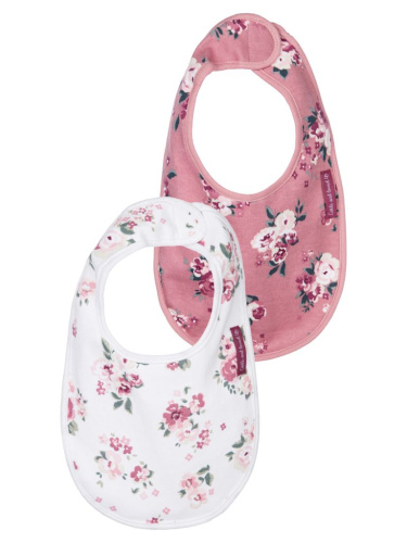 Нагрудник детский трикотажный для девочек, 2 шт в комплекте