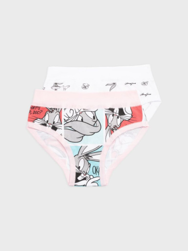 Трусы трикотажные для девочек, 2 шт в комплекте