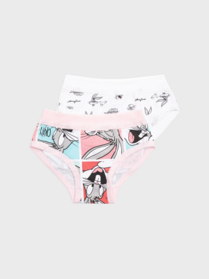 Трусы трикотажные для девочек, 2 шт в комплекте