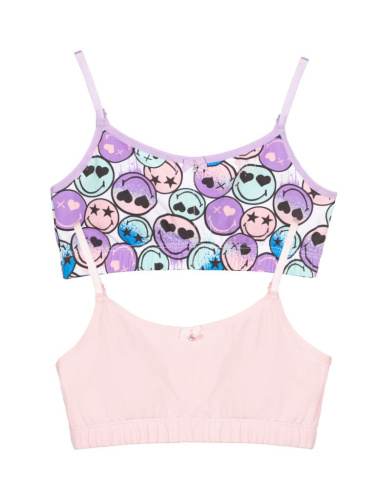 Топ трикотажный для девочек, 2 шт в комплекте