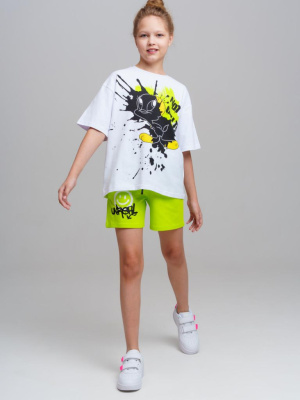 Фуфайка трикотажная для девочек (футболка)