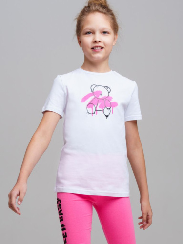 Фуфайка трикотажная для девочек (футболка)