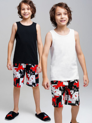 Майка трикотажная для мальчиков, 2 шт в комплекте