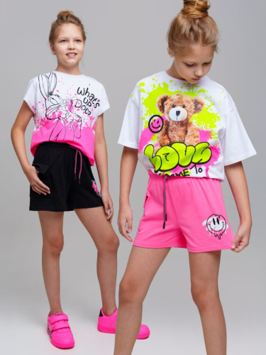 Шорты трикотажные для девочек, 2 шт в комплекте