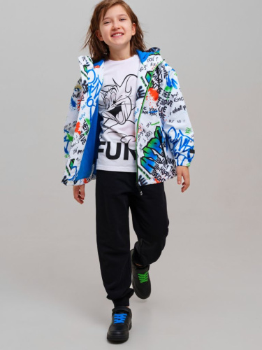 Куртка текстильная с полиуретановым покрытием для мальчиков (ветровка)