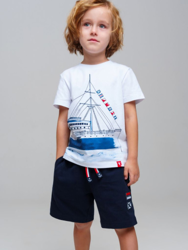 Комплект трикотажный для мальчиков: фуфайка (футболка), шорты