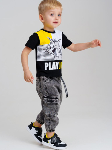 Фуфайка детская трикотажная для мальчиков (футболка)