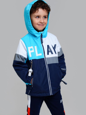 Куртка текстильная с полиуретановым покрытием для мальчиков (ветровка)