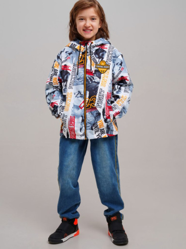 Куртка текстильная с полиуретановым покрытием для мальчиков (ветровка)