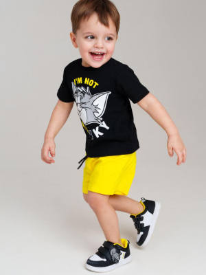 Комплект детский трикотажный для мальчиков: фуфайка (футболка), шорты