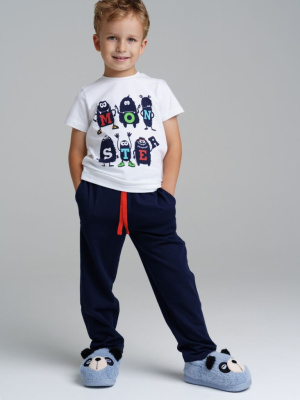 Комплект трикотажный для мальчиков: фуфайка (футболка), брюки